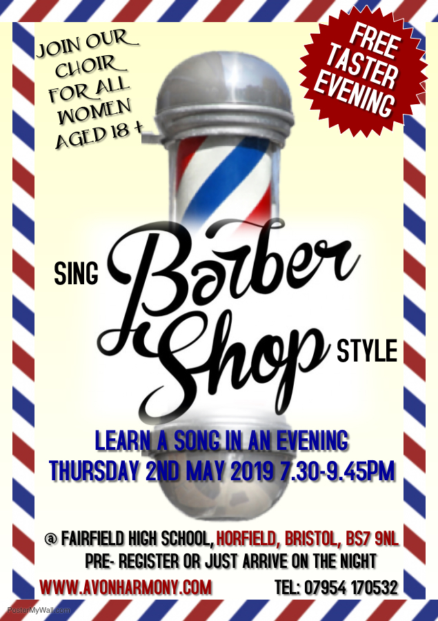 Sing Barbershop Style- Song In A Night Taster Session